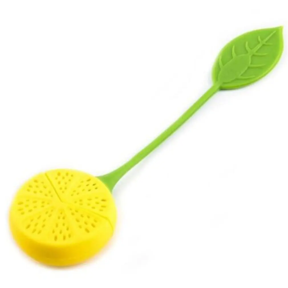 

Tea Leaf Strainer Silicone Lemon Loose Herbal Spice Infuser Filter Diffuser Bar Tools Tea Brewing Device Kitchen Accessories