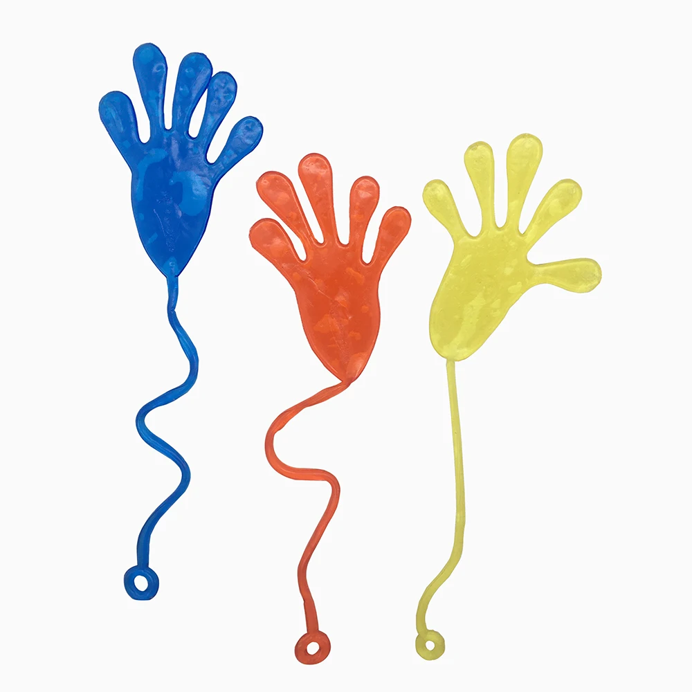 6 шт./3 шт./1 шт. блестящие липкие руки игрушки забавные гаджеты розыгрыши сжимаемые