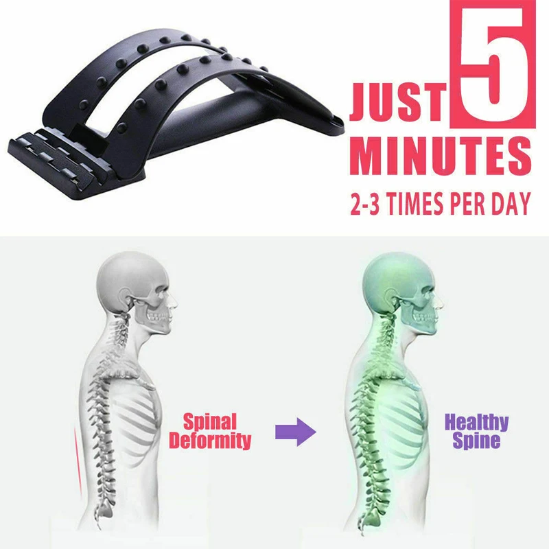 Магический растягиватель для спины Корректор осанки массажер нижней части