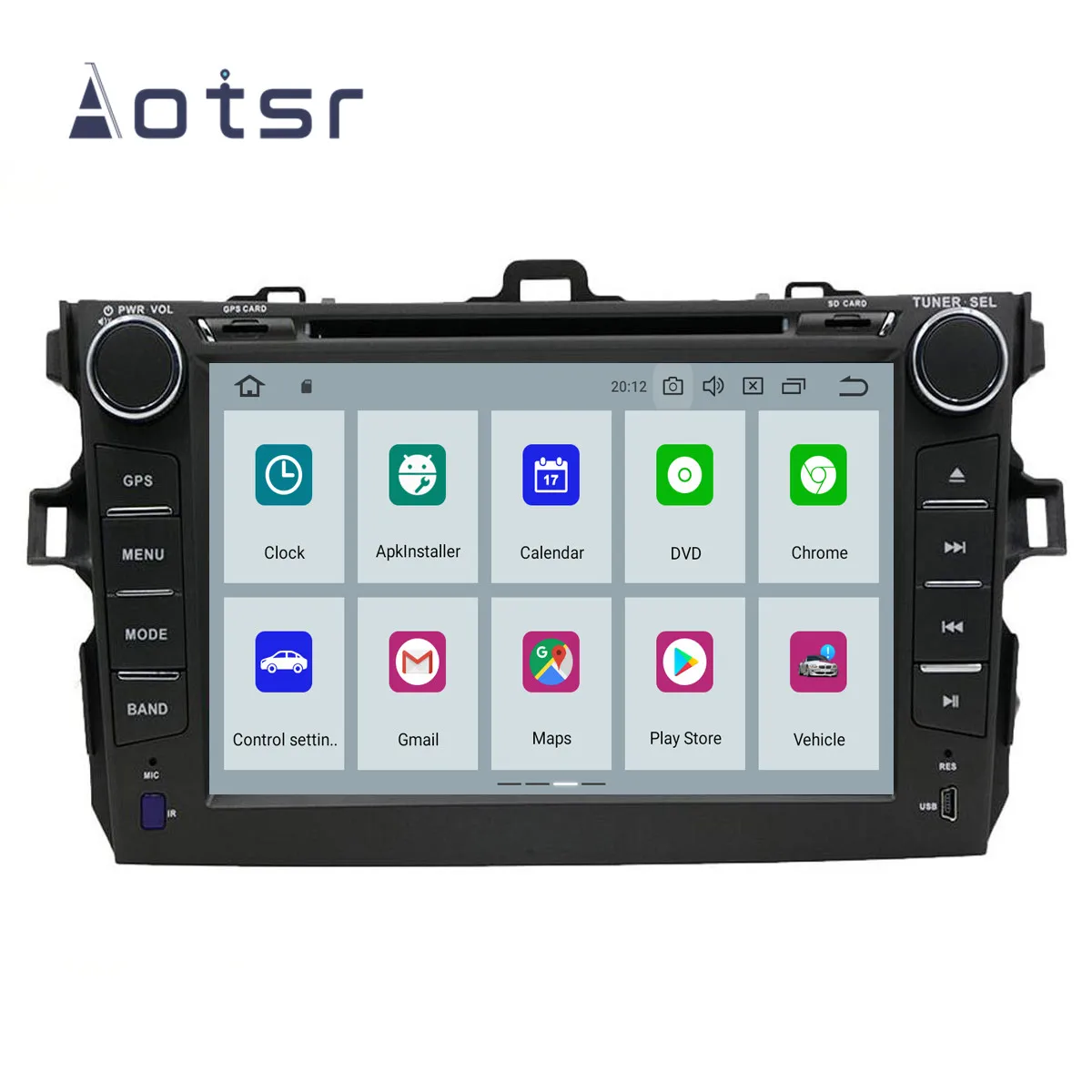 Автомобильный мультимедийный плеер 8 "Android 9 0 IPS GPS навигация радио для Toyota corolla