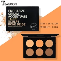 teayason new 6 color high disc baking powder contour highlight powder silhouette repair capacity powder t1054