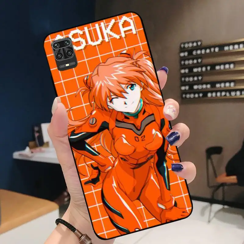 

Evangelion Japan Anime Phone Case For Redmi 7 8 9 A K20 30 Pro Note 8 9 Pro 9s