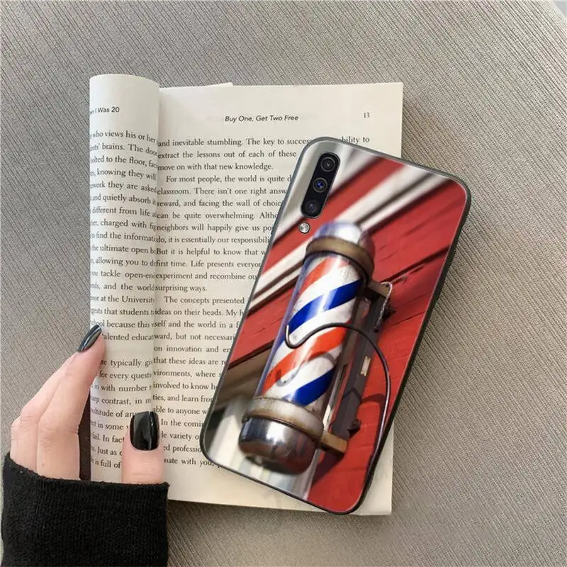 

Barber Shop Hair Stylist tools Phone Case For Samsung galaxy S 9 10 20 A 10 21 30 31 40 50 51 71 s note 20 j 4 2018 plus