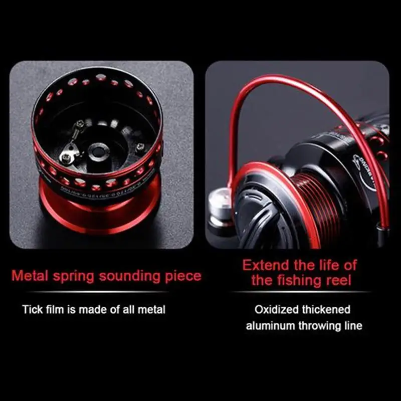 Катушка спиннинговая Sharky III инновационная водонепроницаемая 13 подшипников