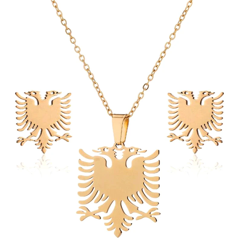 Комплект из колье и серёг нержавеющей стали|Ювелирные наборы| |