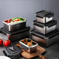 stainless steel lunch box primary portable thermo 304 for kids leak proof portable insulated tableware lunch box utencils