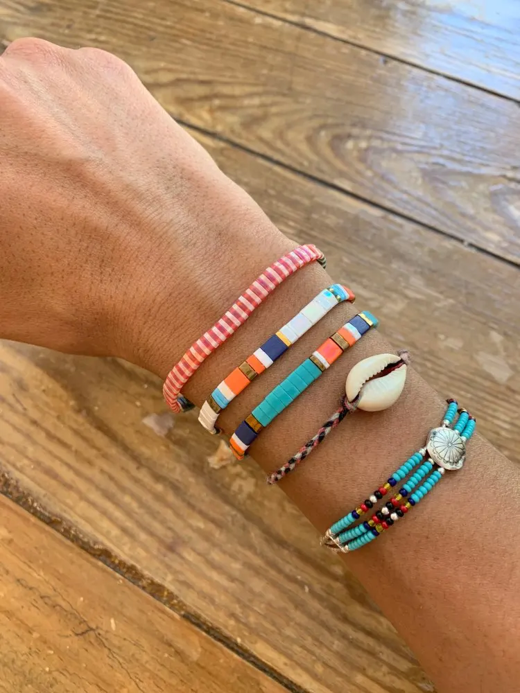 Go2boho браслет для женщин Miyuki браслеты летние пляжные ювелирные изделия Pulseras Mujer Moda Tila бусины модные Janpan Delica бусины