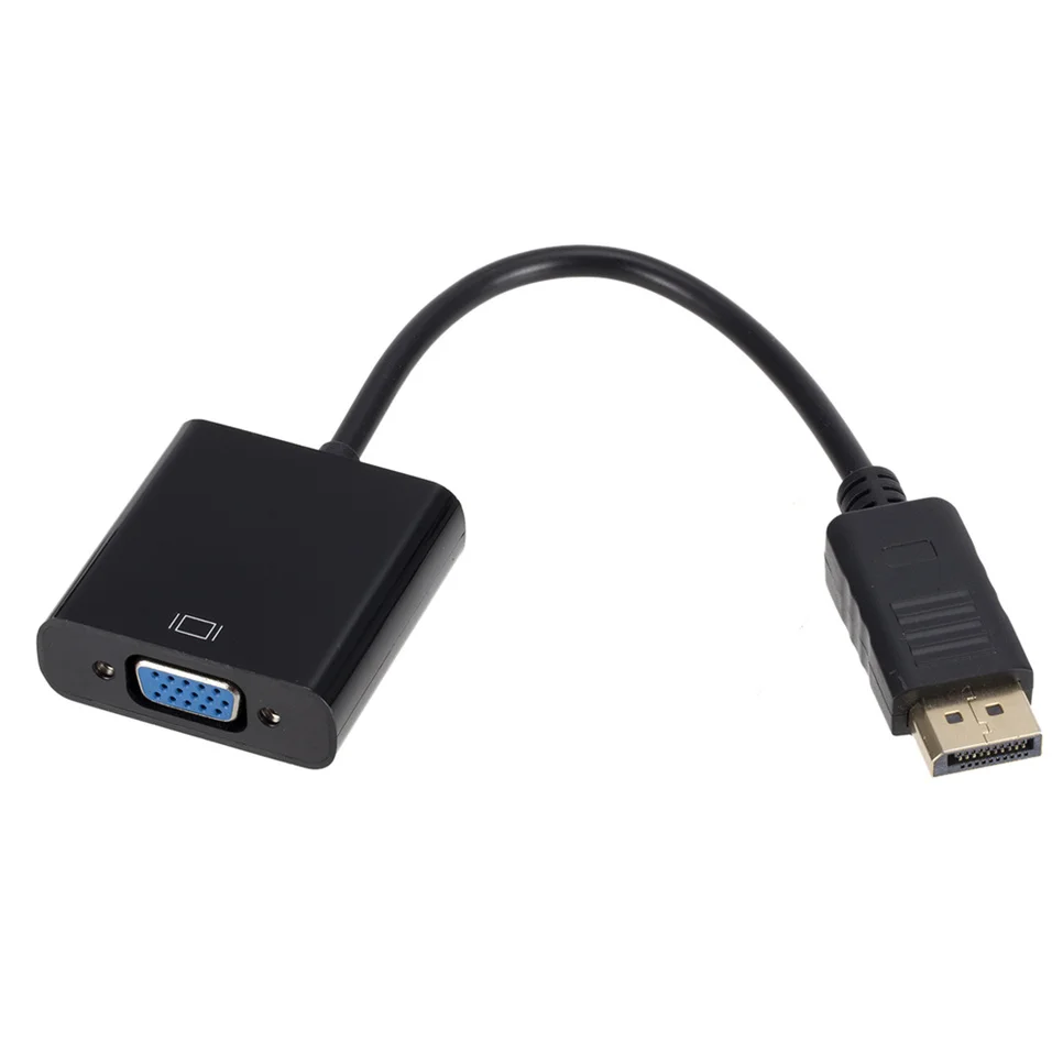 Переходник из DP в VGA переходник DisplayPort штырь-гнездо для ПК ноутбука проектора