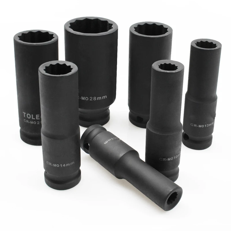 1 шт. 1/2 &quotКвадратный привод 12 точечный глубокий торцевой ключ с трещоткой