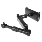 Автомобильный мобильный телефон 4-12 дюймов, складной держатель для планшета, крепление на подголовник заднего сиденья PXPA