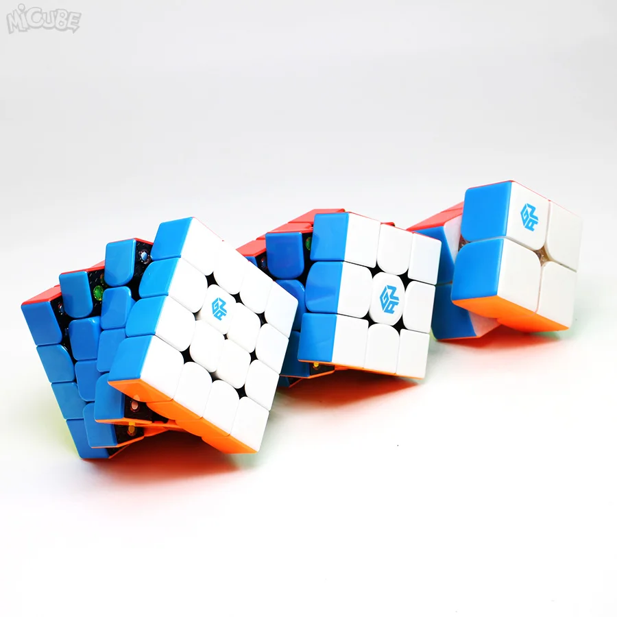 Магнитный куб Gan 2x2x2 3x3x3 4x4 GAN 356 Air SM 354M 460M 249 v2 M 356x Stikerelss Magnetc|Головоломки| |