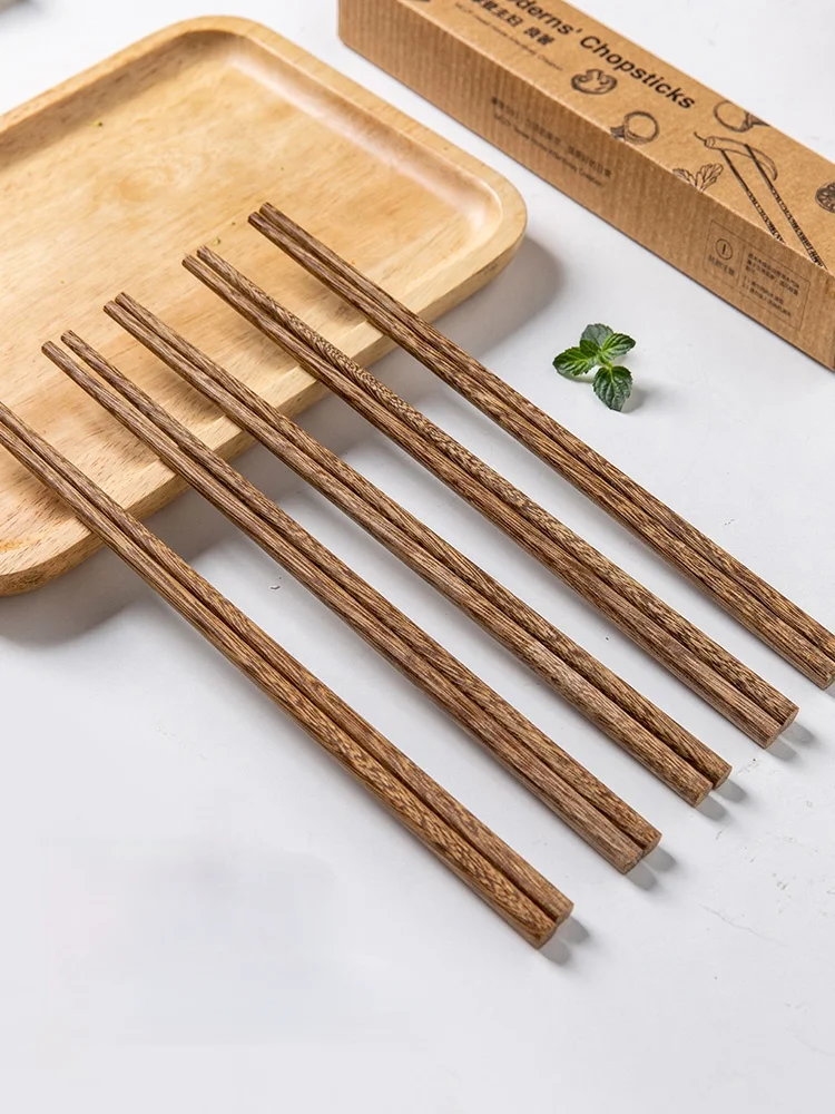 

Japanese Style Chopsticks Set Family Kitchen Accessories Chopsticks Set Vintage Reusable Cocina Japonesa Cutlery Set DI50KZ