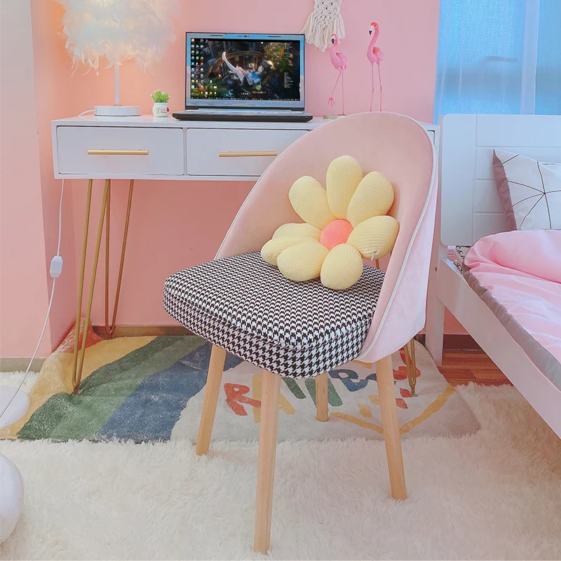 

Home Computer Chair Writing Chair Comfortable Office Desk Chair Dormitory Bedroom Stool Backrest Chair