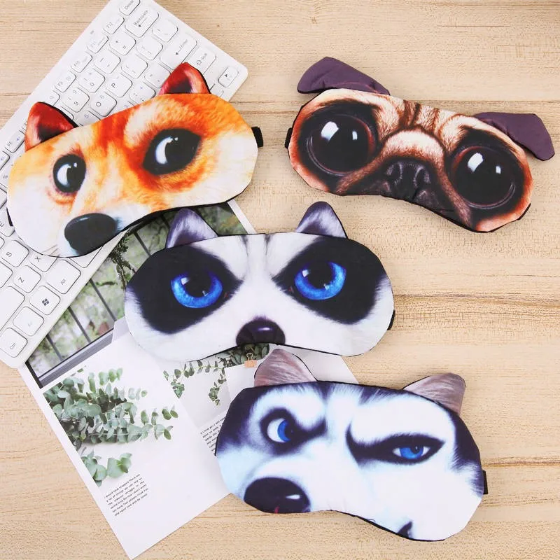 1 шт. милая 3D мультяшная креативная мягкая маска для кошачьего сна тени глаз