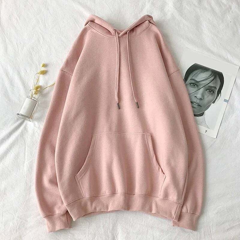 

Women Winter Hoodies Warm Oversized Unisex Couple Sweatshirts Harajuku Hooded Men Women Hoody Tops