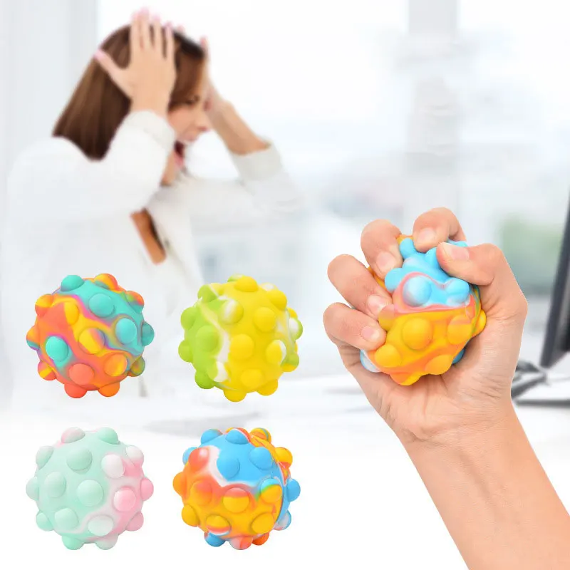 

Силиконовый 3D пресс для выдавливания мячей, игрушка для грызунов, для антистресса и вентиляции