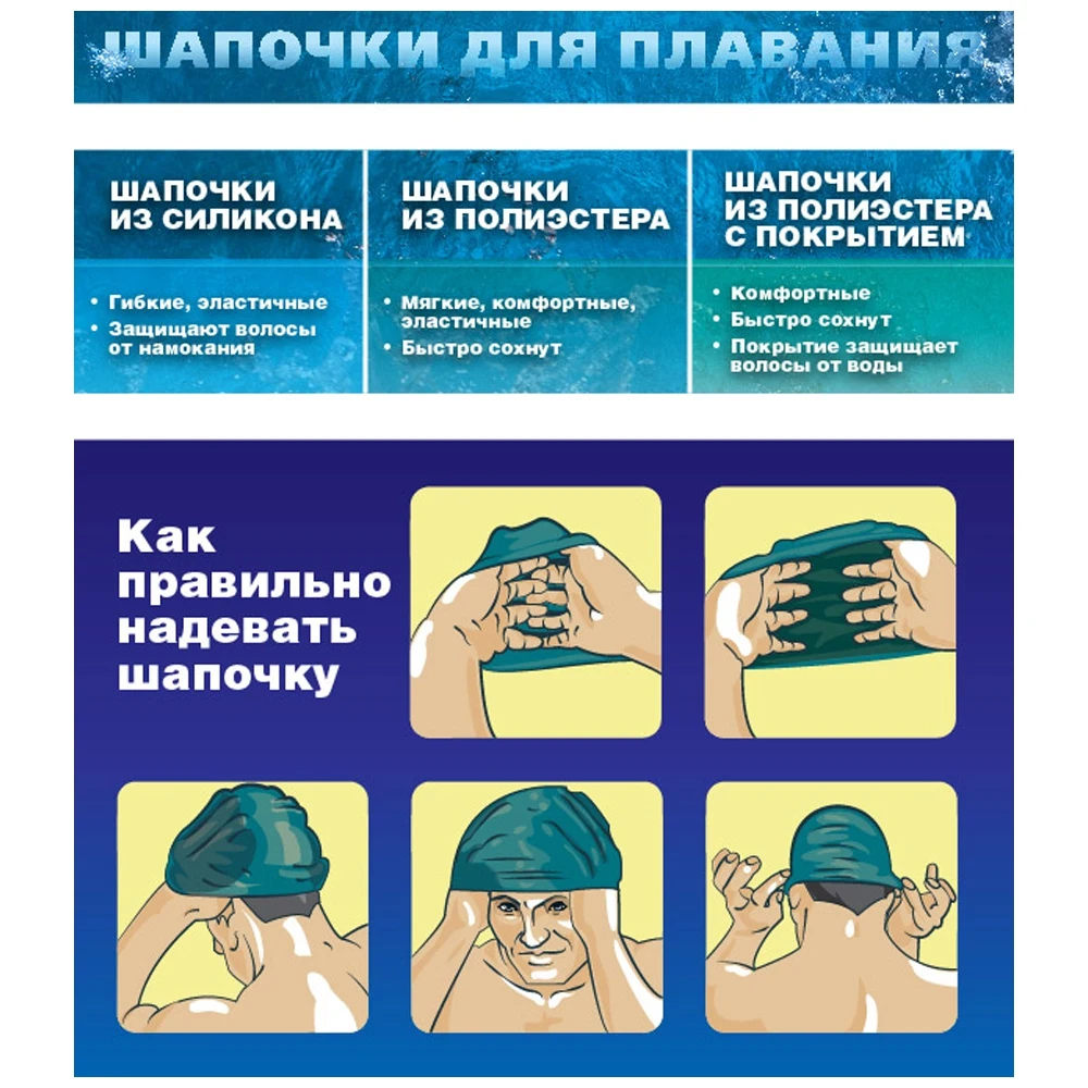 Шапочка для плавания speedo poly черный |