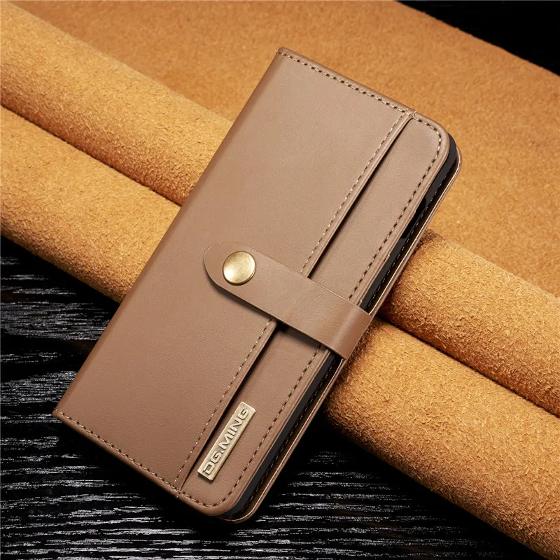 Роскошный кожаный чехол S10plus для samsung Galaxy S8, S9, S10 Plus, S10E, Note 9, 8, S7 Edge, Магнитный съемный флип-Кошелек, Чехол для карт