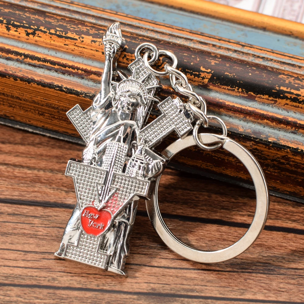 Vicney новые сделанные из цинкового сплава Нью Йорк брелок Статуи свободы