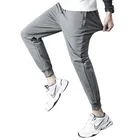 Брюки спортивные мужские, серые, для бега, большого размера, 4XL