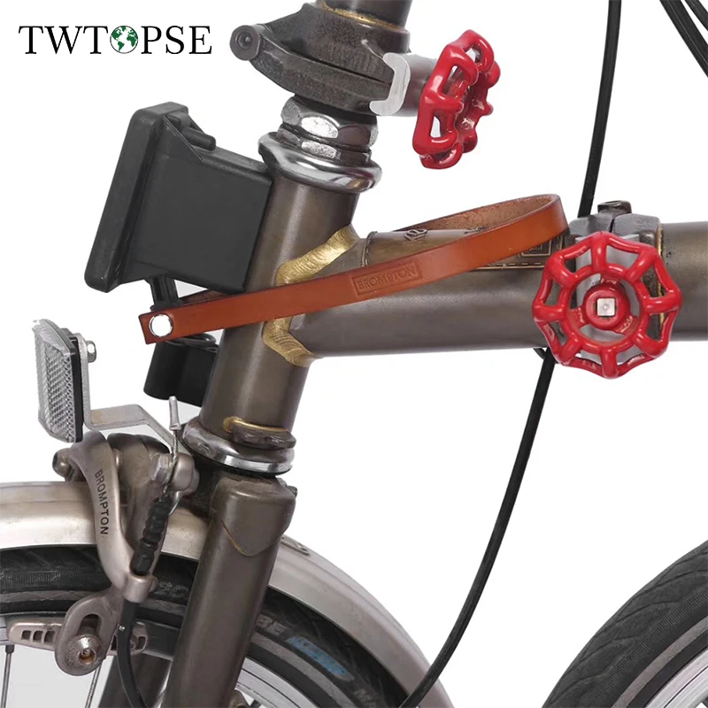 Держатель для велосипедной сумки TWTOPSE кожаная лента велосипедных сумок Brompton