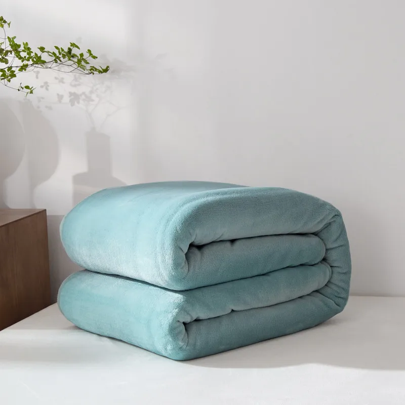 

Microfiber Blankets&Throws Bedding Thermal, Pure Color And Warm Bed Blankets Throws Suitable For Women, Men And Kids