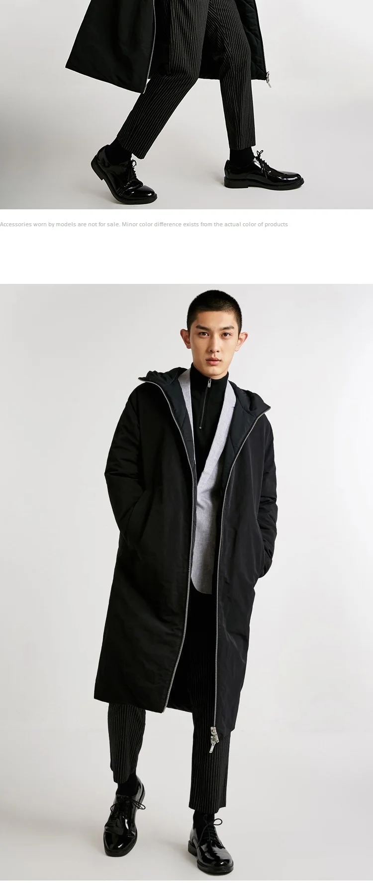 JackJones мужская двусторонняя парка с капюшоном пальто Длинная стеганая куртка мужская одежда 218409505
