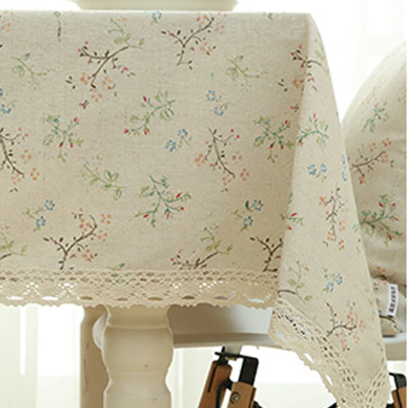 Простые скатерти из хлопка и льна в скандинавском стиле маленький