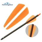 Пластиковые перья для стрел из ТПУ, красныеоранжевыечерные перья для стрел, болты для стрельбы из лука, аксессуары для стрел, 50100 шт. 2 дюйма