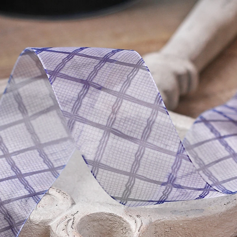 5 ярдов/партия сетка Снежная пряжа Марля органза ленты для DIY ремесло волос бант