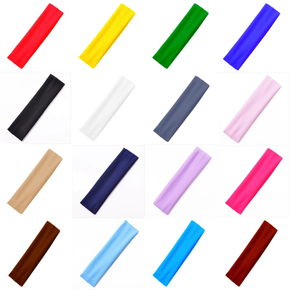 

Solid Sports Headband Women Fashion Elastic Hair Bands Running Fitness Yoga Headwear Female Stretch Wash Makeup Hair Accessories