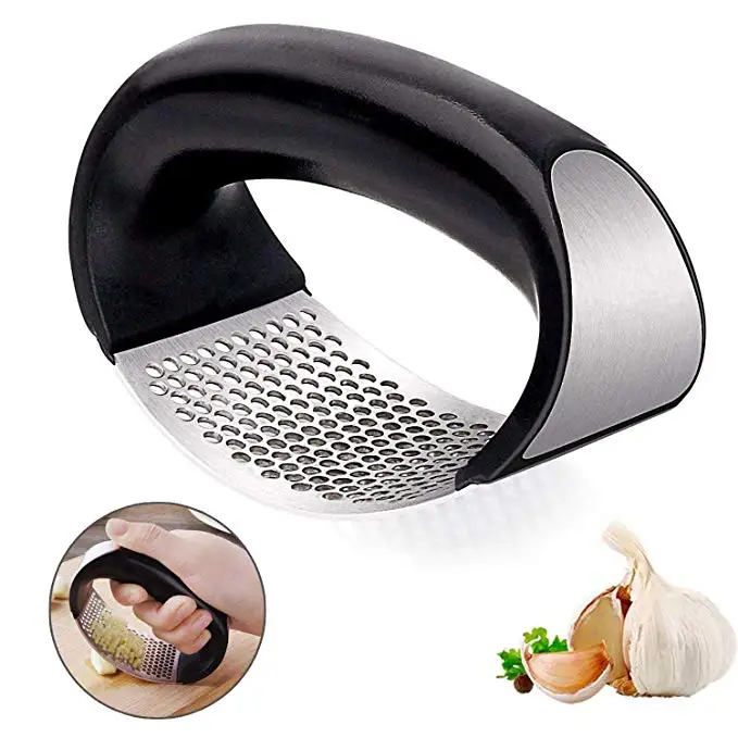 Garlic press Многофункциональная волшебная вращающаяся овощерезка с сливной корзиной кухонная овощерезка плодоизмельчитель Терка слайсер Прямая поставка - Цвет: Garlic press