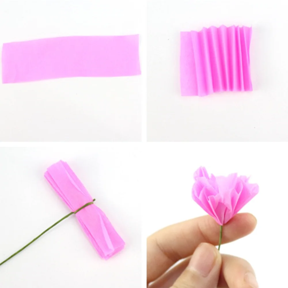 Сделай сам оригами креповая бумага Гирлянда бумажные стримеры фоны для