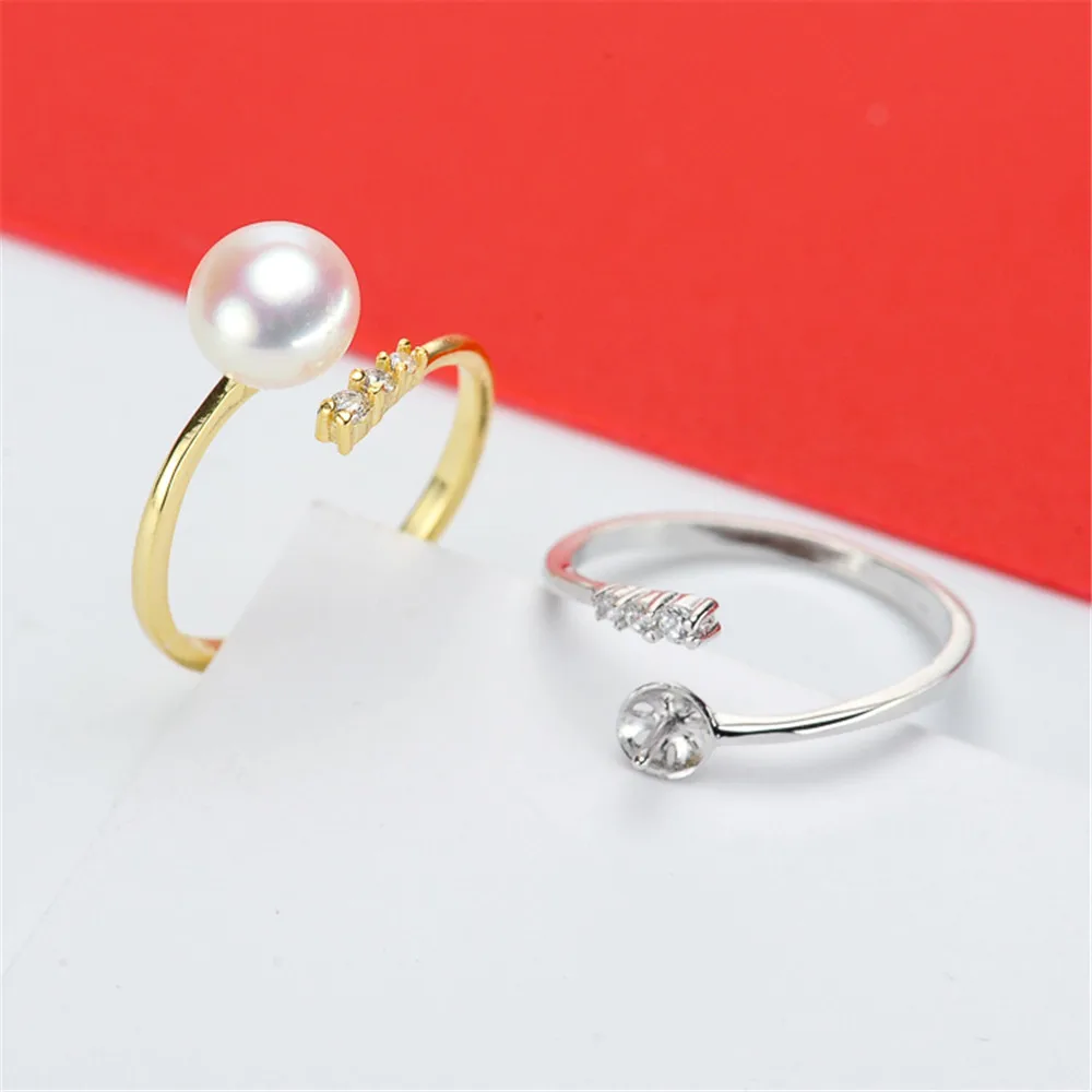 

Кольца из серебра 925 пробы, с жемчугом