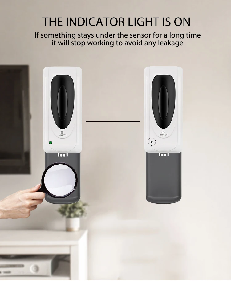 

Automatic Hand Liquid Soap Dispenser Gel Sanitizer Dispenser with Stand