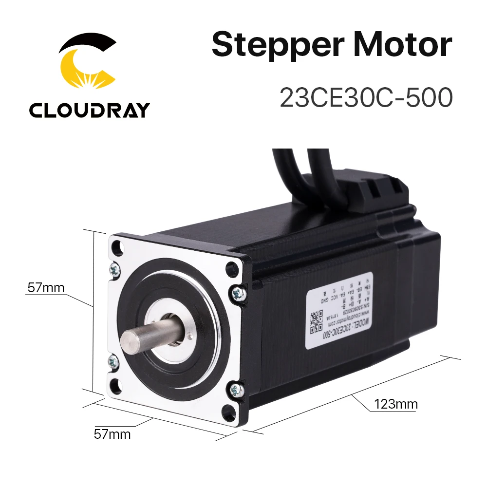 Шаговый двигатель Cloudray Nema 23 3 0 нм 5 а с замкнутым контуром серводвигатель