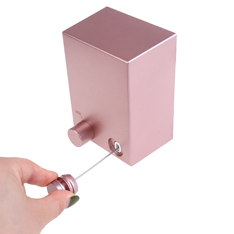 

1PC Retractable Laundry Clothesline Wall Hanging Stretch Washing Clothes Line