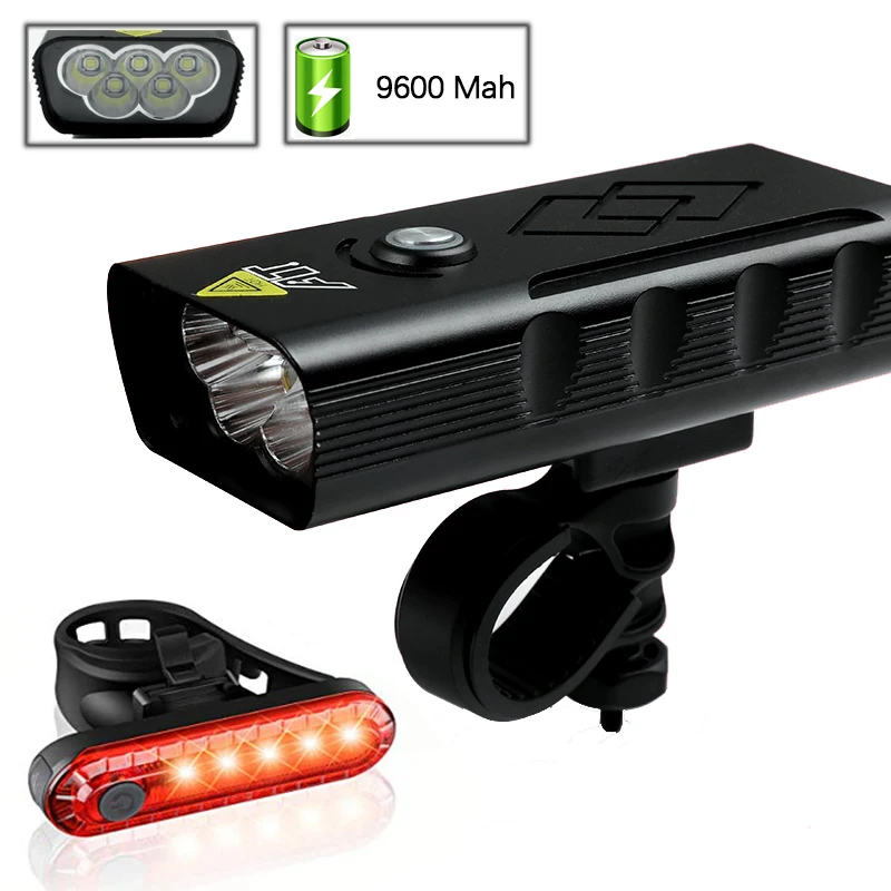 

Bike Light 5t6 Bead Rainproof Usb Rechargeable Led Mtb Front Lamp Headlight Ultralight Flashlight Cycling Bicycle Light