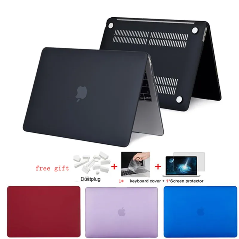 Матовый/Кристальный чехол для ноутбука Macbook Pro Retina Air 11 12 13 15 2019 mac New pro 3 4 A1707 A1708
