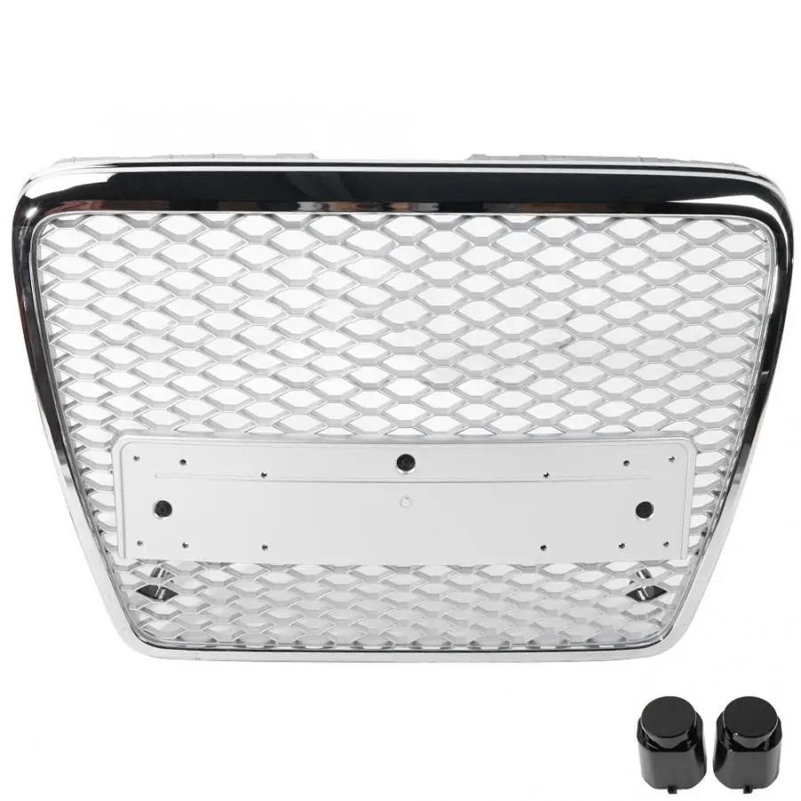 Автомобильный передний бампер Гриль Центральная решетка для Audi A6/S6 2008 2009 2010 2011 RS6