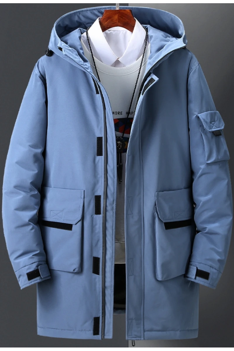 

Teens New Winter Men's Down Jacket Stylish Male Down Coat Thick Warm Man Clothing 2020 Men's Apparel Warm Parka