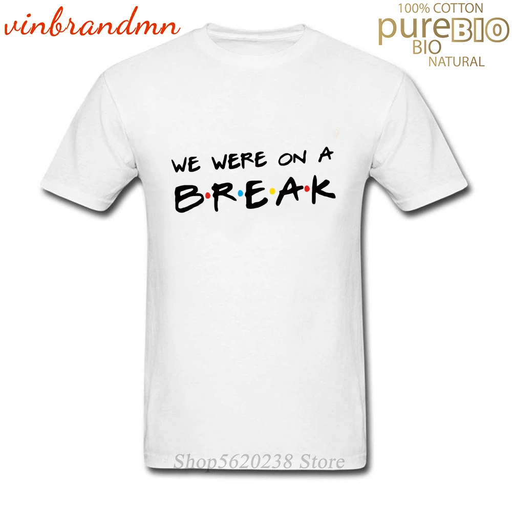Комедийных сериалов друг футболка мы были на перерыв с буквенным принтом для