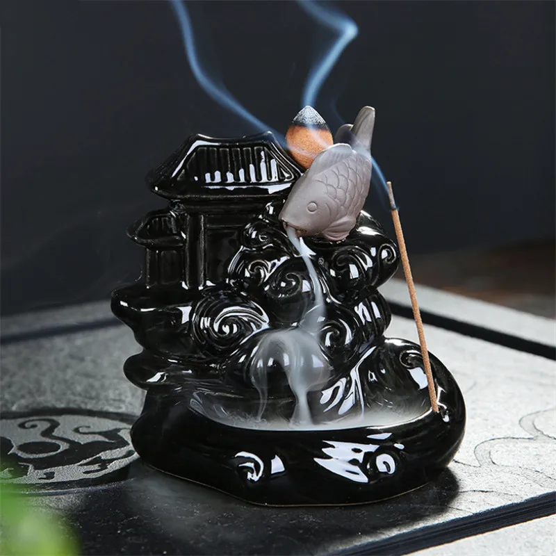 Керамическая подставка для ароматических палочек с обратным потоком | Дом и сад