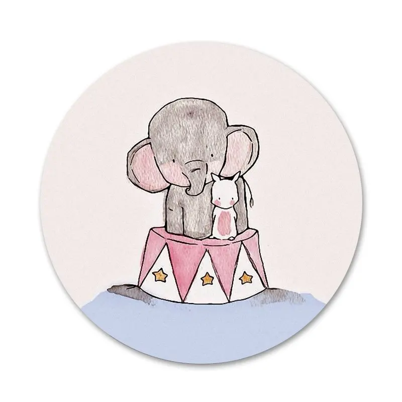 Милый значок в виде слона кролика зайчика для одежды рюкзака украшение подарок |