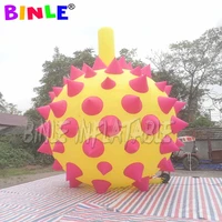 hot sale attractive yellow inflatable food replicagiant inflatable durian model jackfruit for events