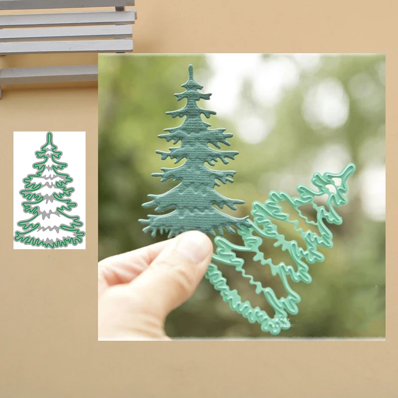 Счастливая богиня ремесло металлические Вырубные штампы деревья Скрапбукинг