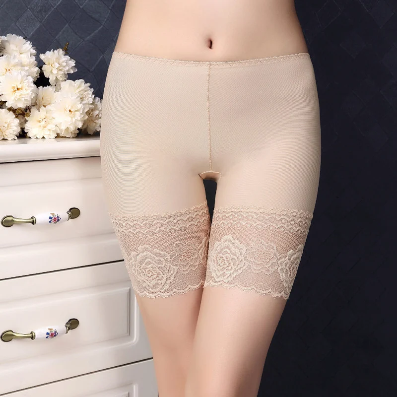 Летние не оставляющие следов защитные кружевные брюки со средней талией