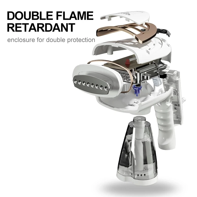 Портативный отпариватель 1600 Вт Мощный для одежды 250 мл портативный паровой утюг с