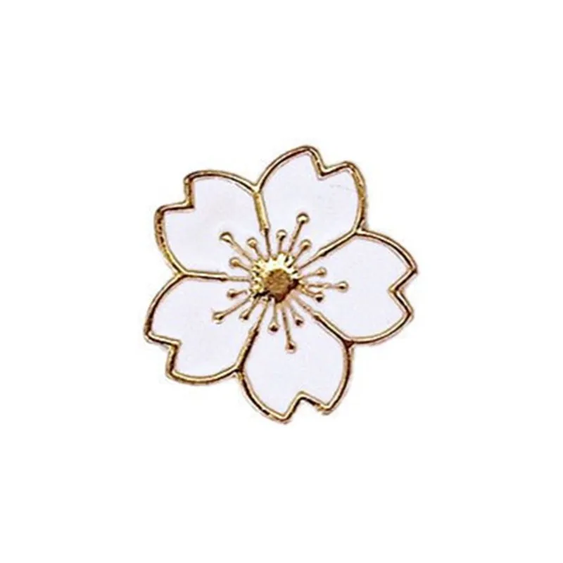 2019 популярная модная вишневая брошь с цветками запонки эмалированные булавки