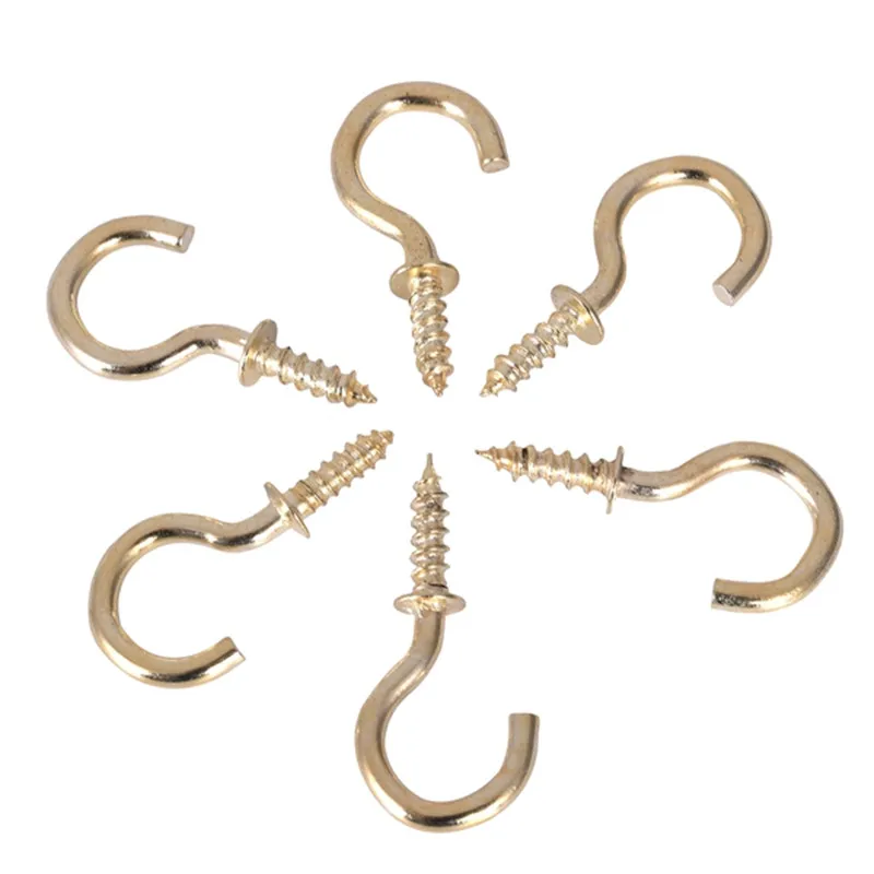 100 шт Горячая Распродажа медный крюк для стаканчиков винт ногтей с овечьим глазом